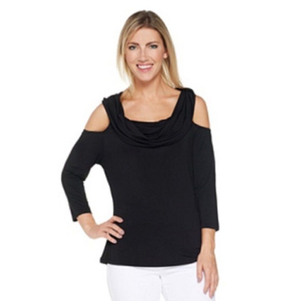 New Lisa Rinna Collection Off-the- Shoulder Knit Top | Size 3X